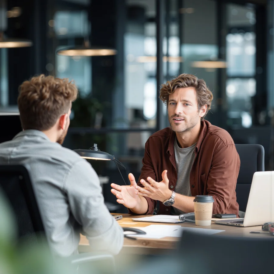 Beratungsgespräch zur digitalen Barrierefreiheit